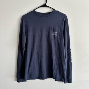 Vineyard Vines Boy’s Navy Long Sleeve Shirt